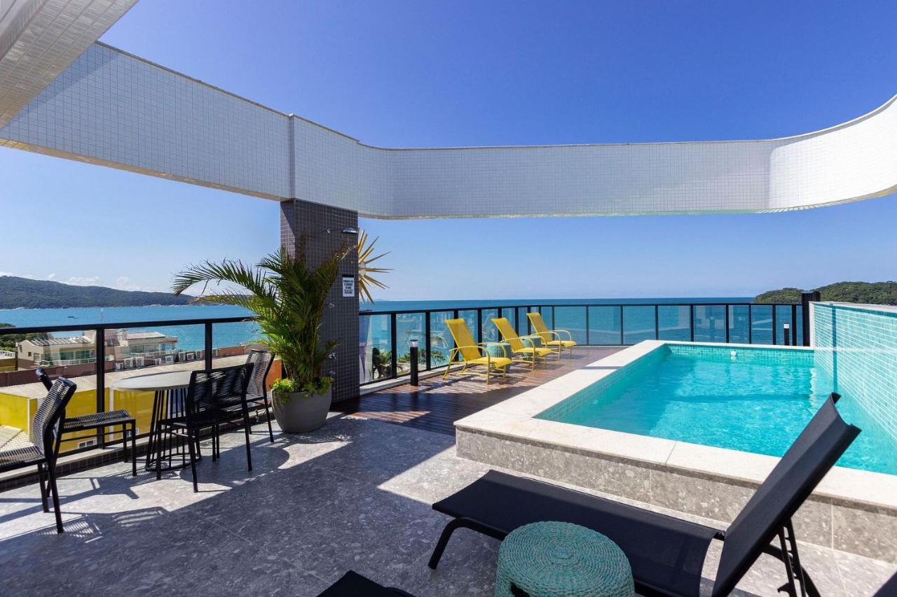 Aion Suites 205 - Lindo Apartamento Com Vista Para O Mar, A 60M Da Praia De Bombinhas, Com Piscina E Academia No Rooftop. エクステリア 写真