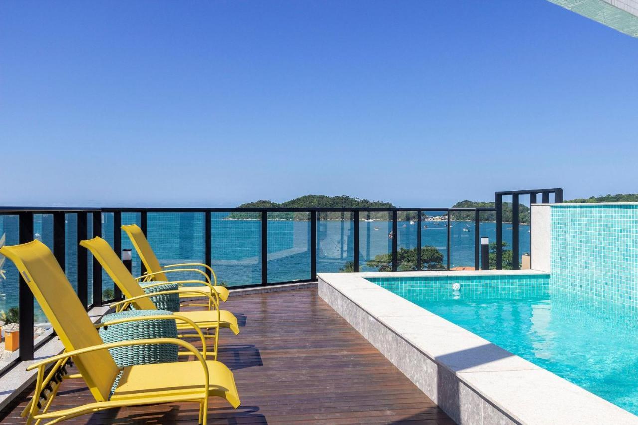 Aion Suites 205 - Lindo Apartamento Com Vista Para O Mar, A 60M Da Praia De Bombinhas, Com Piscina E Academia No Rooftop. エクステリア 写真