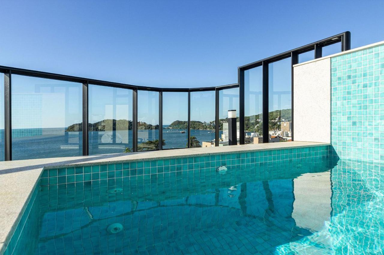 Aion Suites 205 - Lindo Apartamento Com Vista Para O Mar, A 60M Da Praia De Bombinhas, Com Piscina E Academia No Rooftop. エクステリア 写真
