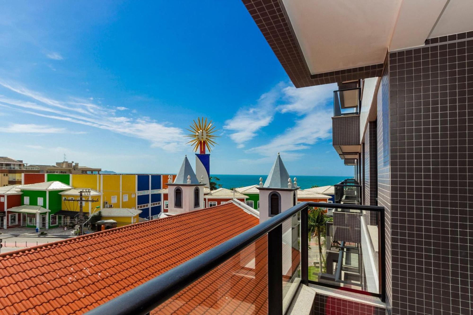 Aion Suites 205 - Lindo Apartamento Com Vista Para O Mar, A 60M Da Praia De Bombinhas, Com Piscina E Academia No Rooftop. エクステリア 写真